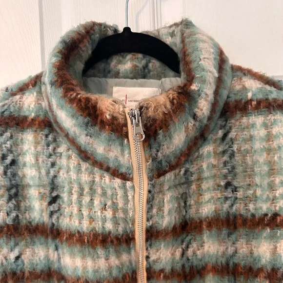 Anthropologie Plaid Puffer Jacket - Picture 3 of 7